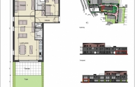 Appartement te huur in sint-michiels met 2 slaapkamers