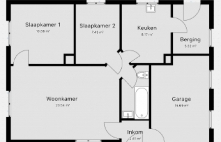 Huis te koop in houthalen-helchteren met 2 slaapkamers